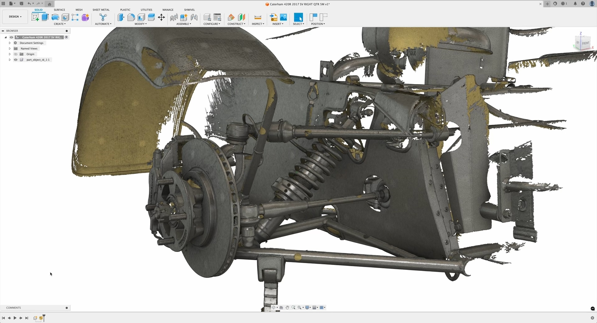 Caterham 420R Front Right Scan
